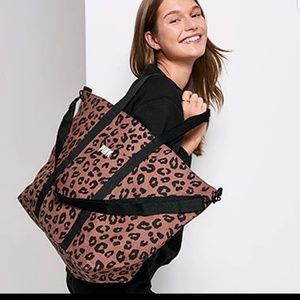 Victoria Secrets Leopard bag animal print nwt